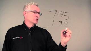 How to Subtract Time Sums
