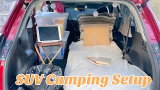 SUV Solo Camping Setup (no build) | Toyota Rav 4 2018 | Tee Leads Life 🌻