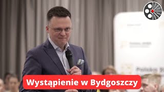 Wystąpienie Szymona Hołowni w Bydgoszczy