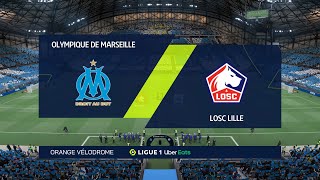 FIFA 22 | Olympique De Marseille vs LOSC Lille - Orange Vélodrome | Gameplay