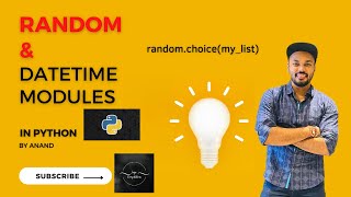 Random and Datetime modules in python #random #datetime