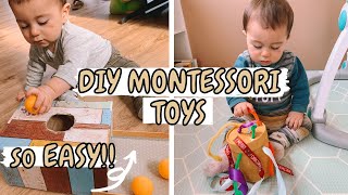 DIY MONTESSORI INSPIRED TOYS || Love Every Ball Drop Box || Toys for a 9 Month Old