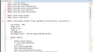 Simple java game part 4: adding an enemy plus basic collision detection