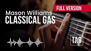 Classical Gas - Mason Williams - Super Easy Fingerstyle Guitar TAB