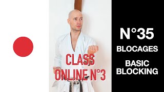 JKA karaté training : RESUME of CLASS 3 Basic blocking SHOTOKAN KARATE DO Vidéo N°35