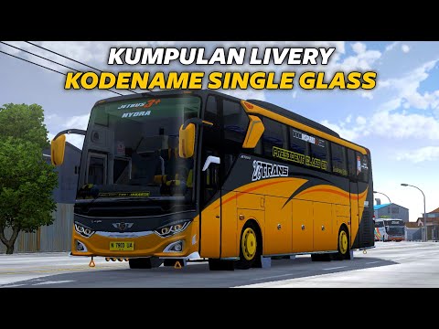 KUMPULAN LIVERY KODENAME JBHD ROMBAK JB3 SINGLE GLASS BUSSID V3.7.1 ...