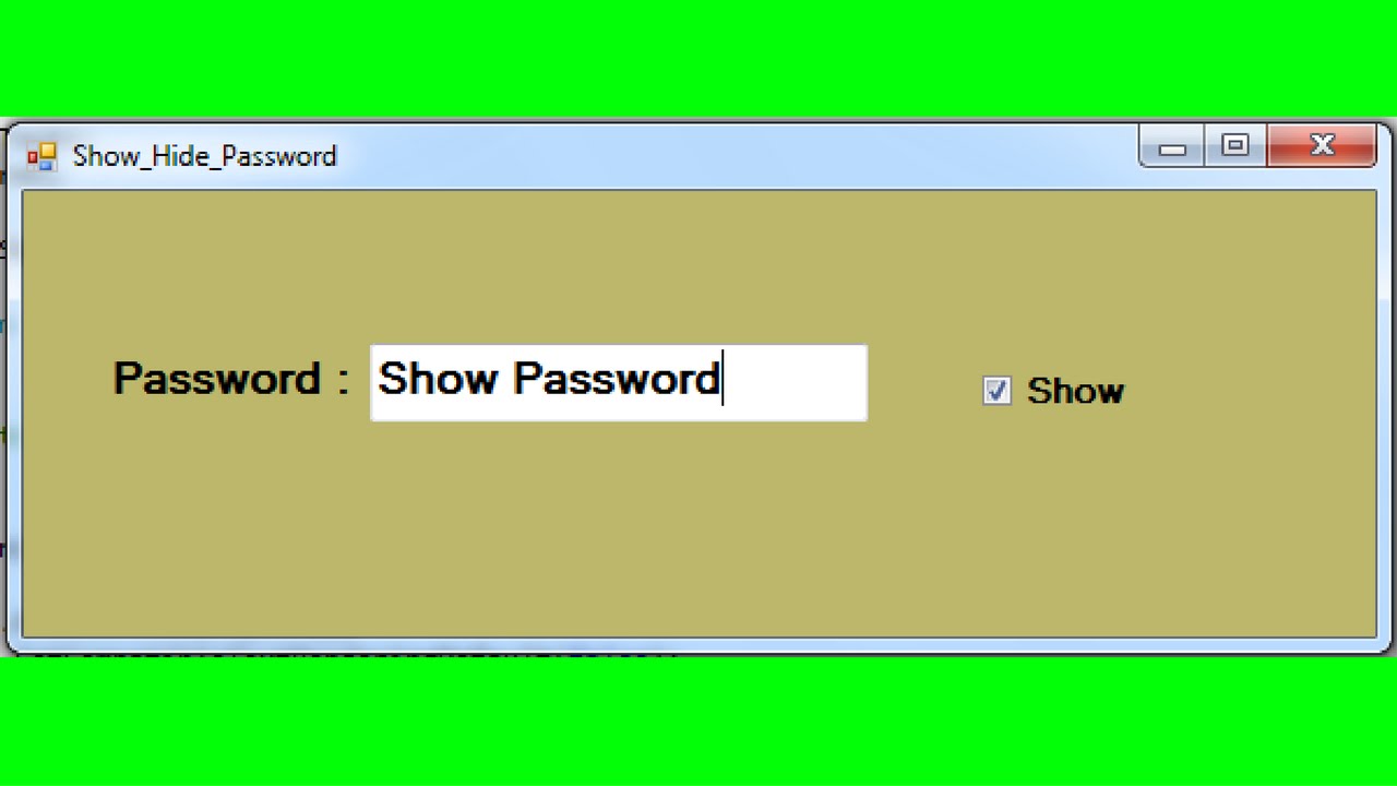 Show password. C# textbox password. Маска пароля c#. Password in c code.