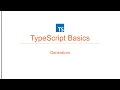 TypeScript Basics | 22 Generators