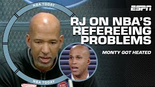 RJ on the NBA's REFEREE problem after Knicks' no-call 🗣️'There's HUMAN ERROR!' | NBA Today
