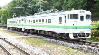 宗谷本線 塩狩駅 サロベツ代替快速 The extra train in Shiokari sta. Hokkaido Japan.