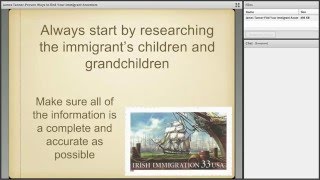 Proven Ways to Find Your Immigrant Ancestors - James Tanner