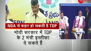 Andhra Pradesh special status: 2 ministers of TDP may resign from Modi cabinet