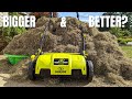 DIY Dethatching Using 15” Sunjoe Dethatcher & Scarifier |  Spring & Fall Lawn Care