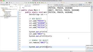 Day-9 Implement #HashSet #LinkedHashSet and #TreeSet using #String in #Java
