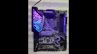 컴퓨터 메인보드 CPU전원부 튜닝용 패널 RGB 5V 12V