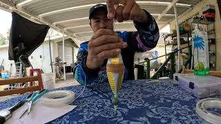 How to set up squid lure,for kingfish,bonito,salmon and Tuna