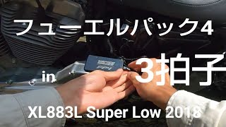 FP4で三拍子にしてAuto Tuneしてみた。【XL883L Super Low 2018】