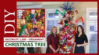 DIY: Decorating a 1,000-Ornament Christmas Tree