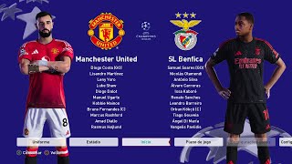 Football Life 25 FUMA Gameplay - Manchester United x Benfica, Champions League Semifinal