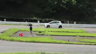 230722キョウセイジムカーナ練習会 1418 ヴィッツ白