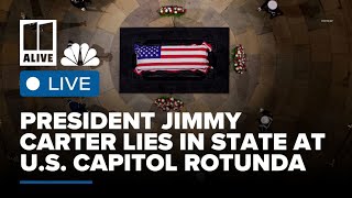 LIVE STREAM: Former President Jimmy Carter lies in state at US Capitol