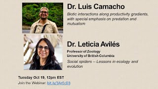 Dr. Luis Camacho and Dr. Leticia Avilés : LTAR seminar