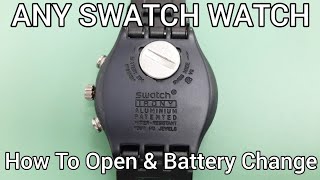 How To Change Battery Any SWATCH Watch