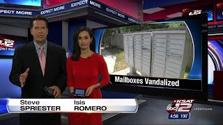 Video: Neighborhood deals with numerous cases of mailbox vandalism