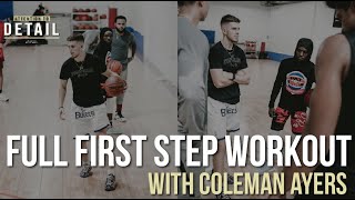 FULL First Step & Finishing Workout with Coleman Ayers 🔬