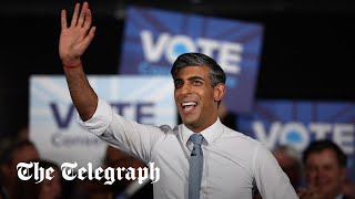 Rishi Sunak says Starmer can’t be trusted to run our country in first election rally speech