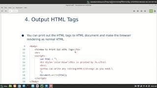 How to output multi line string in JavaScript
