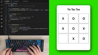 ASMR Programming - Coding TIC TAC TOE - No Talking