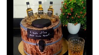 REAL DISPENSER CAKE 🥂 | Wine Barrel Cake 💞