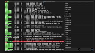 TextPicker: select Unicode code point ranges