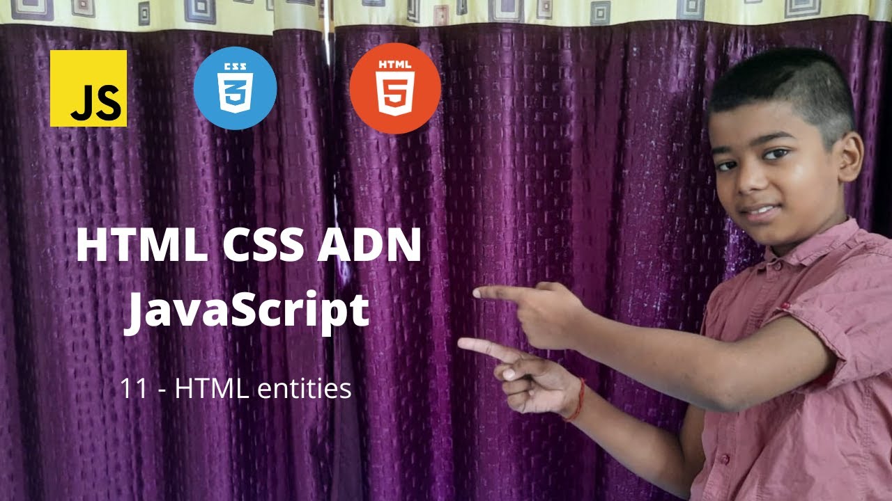 HTML CSS JavaScript Course: 11 - HTML Entities - YouTube