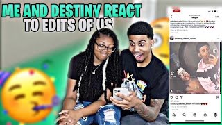 WE REACT TO EDITS OF US 🥰🥳