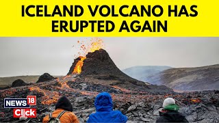 Iceland Volcano Eruption News | Iceland Volcano Erupts, Prompting Evacuation Of Blue Lagoon | N18V