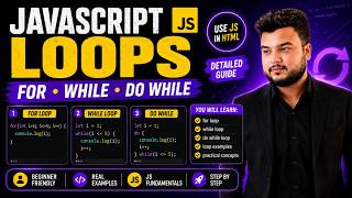 JavaScript Loops Tutorial #22 | For Loop, While Loop & Do While in Urdu/Hindi