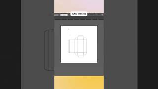 How to create your own BOX DIELINE on #adobeillustrator 📦✨ #branding #packaging #shorts