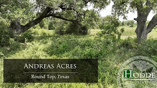 Pond Views on 13 Acres in Round Top Texas! Hodde Real Estate Co