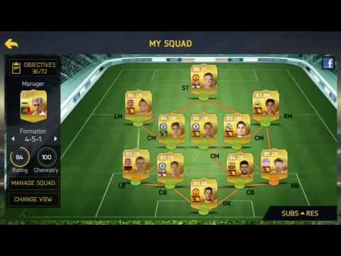 FIFA 15 Ultimate Team iOS Squad Builder FIFA 15 Ultimate Team iOS Squad Builder
