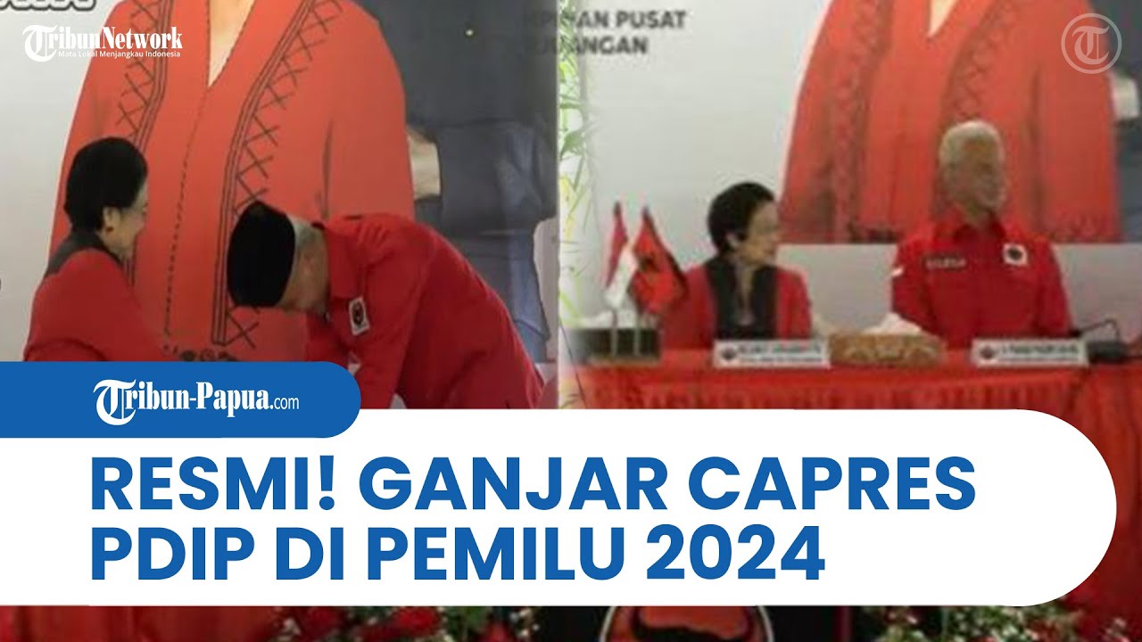 Resmi! Megawati Soekarnoputri Umumkan Ganjar Pranowo Jadi Capres Yang ...