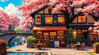 Cherry Blossom Coffeehouse 🌸☕ Tranquil Lofi Music for a Cozy Spring Day