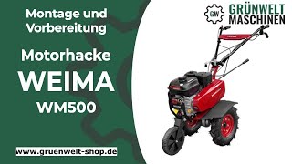 Motorhacke Weima WM500 | Montage und Vorbereitung