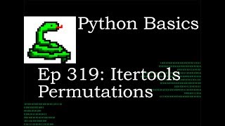 Python Basics Itertools Permutations