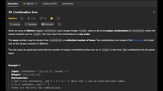 Leetcode 39 JavaScript | Combination Sum JavaScript | Backtracking