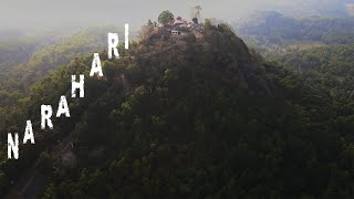 Narahari Parvatha| Narahari hill |Sadashiva temple | Panemangalore | Aerial view |4K