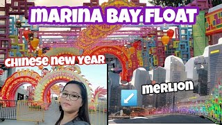 Marina Bay Float+They Setting Up For Chingay Parade+National Gallery Singapore+Merlion