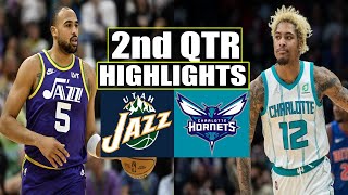 Utah Jazz vs Charlotte Hornets 2nd QTR  Feb 22, 2024 Highlights | NBA Season