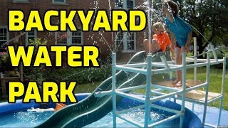 DIY BackYard WaterPark! Build your own Splash Zone